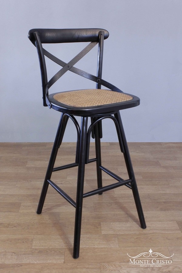 Banqueta Cross preta 