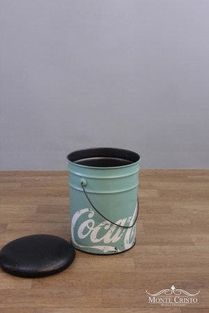 Banco de lata Coca-Cola